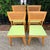 Green Mid Century Modern Drop Leaf Dining Table & 4 Chairs For Sale - Image 8 of 17