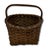 Late 19th Century Excellent Small Size Antique New England American Hand Woven Ash Wood Splint Berry Gathering Basket For Sale - Image 5 of 18