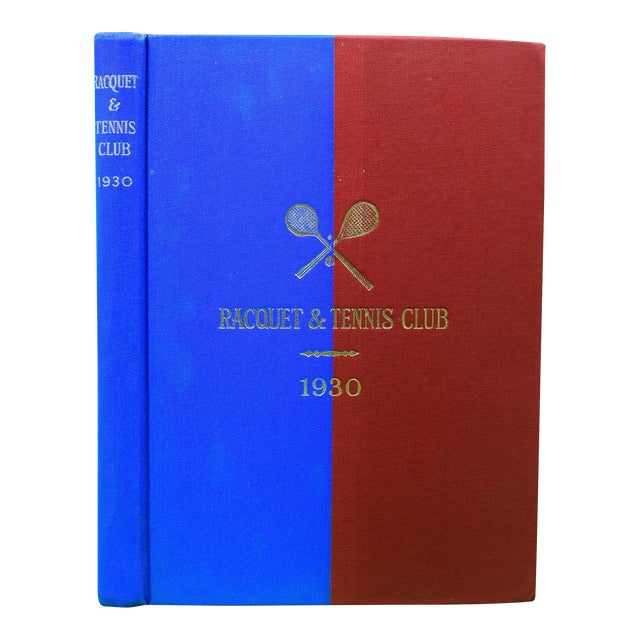 Racquet & Tennis Club Book 1930 For Sale