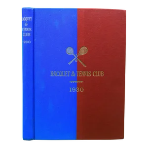 Racquet & Tennis Club Book 1930