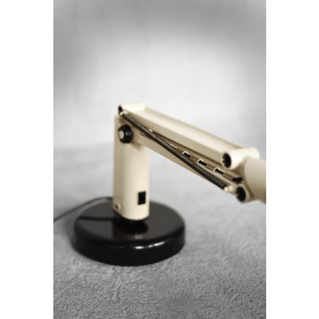 Vintage Scandianavian Beige Plastic Table Lamp by Tom Ahlström & Hans Ehrich for Fagerhults, 1975 For Sale - Image 13 of 17