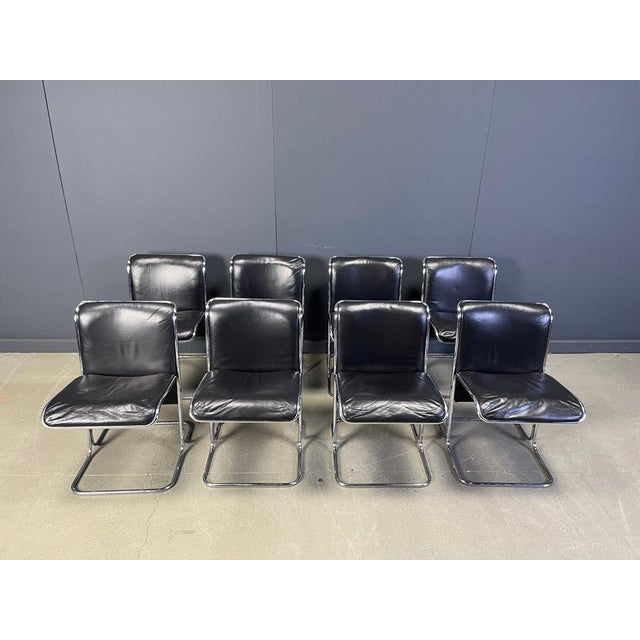 Calla Dining Chairs by Antonio Ari Colombo, 1970s, Set of 8 For Sale - Image 6 of 15