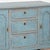 Swedish 19th Century Blue Painted Small Sideboard Console For Sale - Image 9 of 16