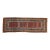 1890s Antique Armenian Karabagh Boteh Panel Wool Rug Runner For Sale