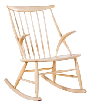 Rocking Chair by Illum Wikkelsø for Niels Eilersen