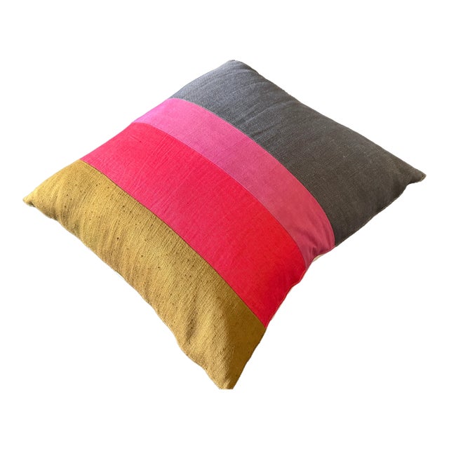 Acapillow Home Furnishings (Santa Monica, Ca) Goose Down Pillow With Striped Cover For Sale
