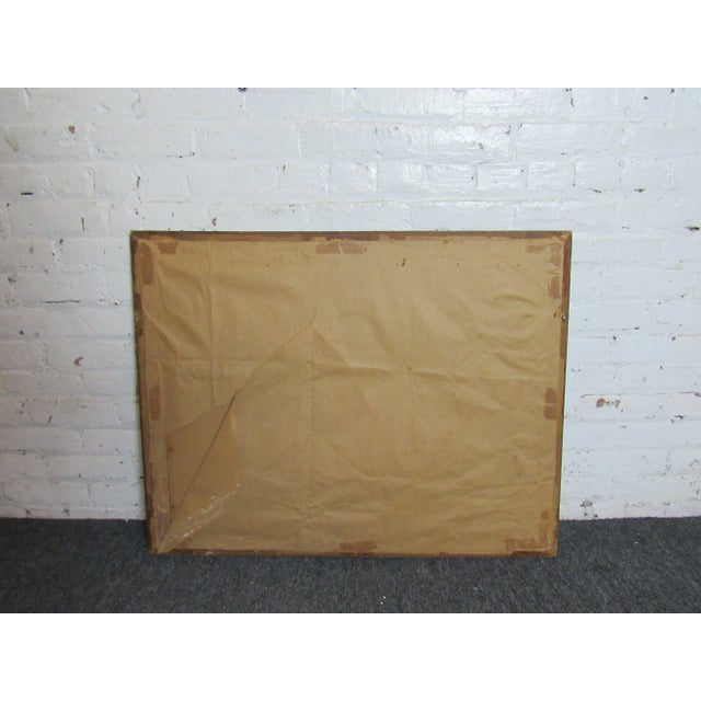 Wood Framed Watercolor Painting For Sale - Image 7 of 8