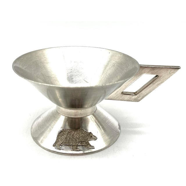 Art Deco Hotel Silverware with Engraved Bear Motif from Gebrüder Hepp, Germany, 1920s For Sale - Image 4 of 12