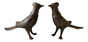Vintage Silverplate Weidlich Bros Pheasant Salt and Pepper Shakers