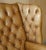 Pair of Vintage Tan Brown Leather Chesterfield Wingback Chairs With Footstools For Sale - Image 9 of 18