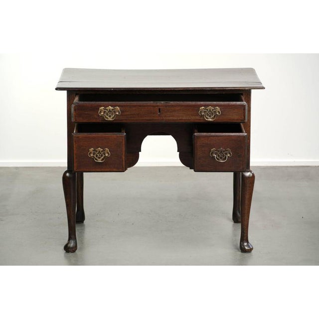 18th Century English Oak Lowboy For Sale - Image 3 of 12