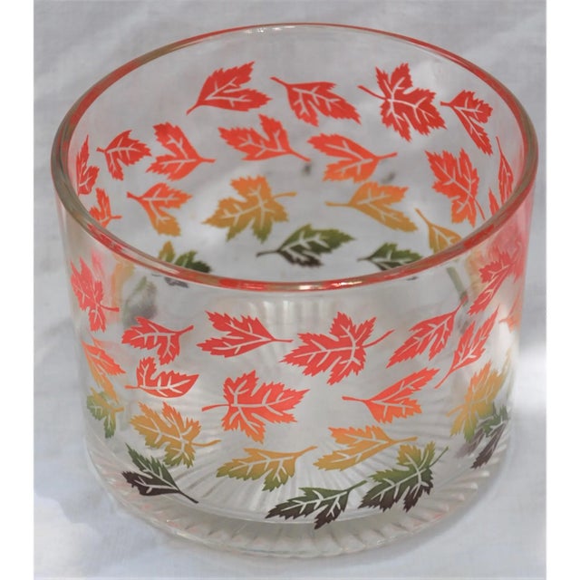 MCM Fall Leaf Ice Bucket For Sale - Image 4 of 4