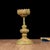 This elegant bronze candlestick features a classic lotus design, a traditional symbol of purity and enlightenment. The...