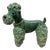 Emerald Green Spaghetti Poodle attributed to Vallauris, France, 1950s For Sale