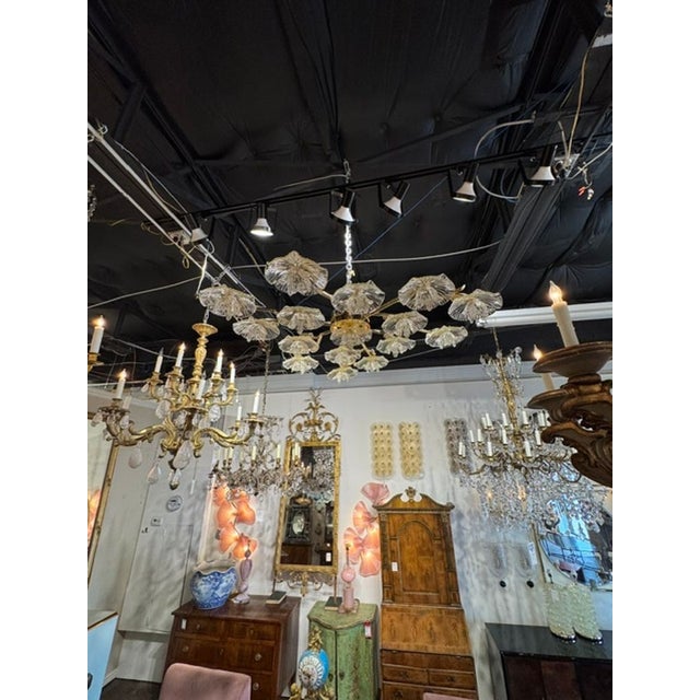 2000 - 2009 Gold Murano Flush Mount For Sale - Image 5 of 6