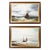 Gustave De Bréanski, Seascape Paintings, 19th-Century, Oil on Canvas, Framed, Set of 2 For Sale
