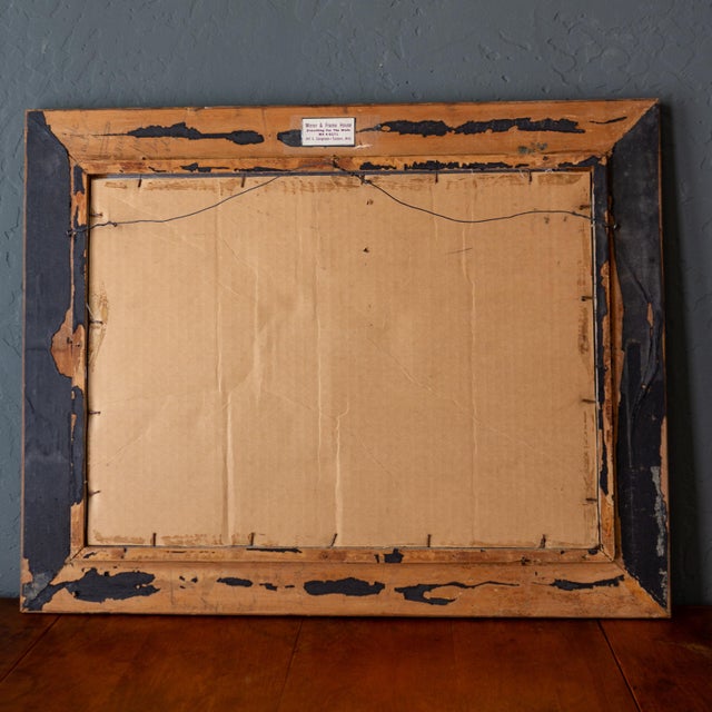 Moody Cactus Watercolor Landscape Painting of Tucson Arizona For Sale - Image 11 of 11