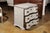 Wood Danish Mid 18th Century Three-Drawer Painted Wood Commode with Serpentine Front For Sale - Image 7 of 11