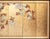 C. 1970s Chinese Six-Panel Gold Leaf Style Painted Screen "Blossoming Plum Tree" For Sale - Image 4 of 18