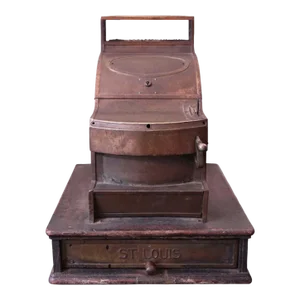 1910s St. Louis Cash Register Without Keys