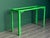 Late 20th Century Late 20th Century Faux Bamboo High Gloss Green Lacquered Console For Sale - Image 5 of 16