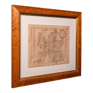 Antique Map of Scotland, French, Framed Cartography, Ecosse, Georgian, c.1780