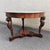 Traditional Antique Sicilian Empire Inlaid Wooden Table with Grey Marble Top For Sale - Image 3 of 8