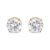You can never go wrong with these classic 14k yellow gold stud earrings. Each earring features a 4 prong set round cut...