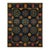 Suzani Collection Hand-Knotted Area Rug - Black 9' 1" x 11' 4" For Sale - Image 4 of 4
