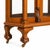 Antique 1900 American Oak Triple Curved Glass China Cabinet | Carved Lion Head & Claw Foot | Bow- Front China Cabinet For Sale - Image 6 of 12