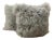 Mongolian Lamb Fur Pillow Covers - a Pair For Sale