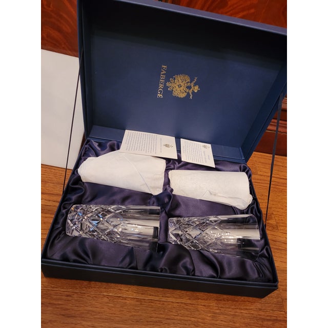 Transparent Set of Faberge Highball Glasses d'Arcy For Sale - Image 8 of 10