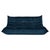 2000 - 2009 Togo 3-Seater Sofa in Teal Velvet by Michel Ducaroy for Ligne Roset For Sale - Image 5 of 7