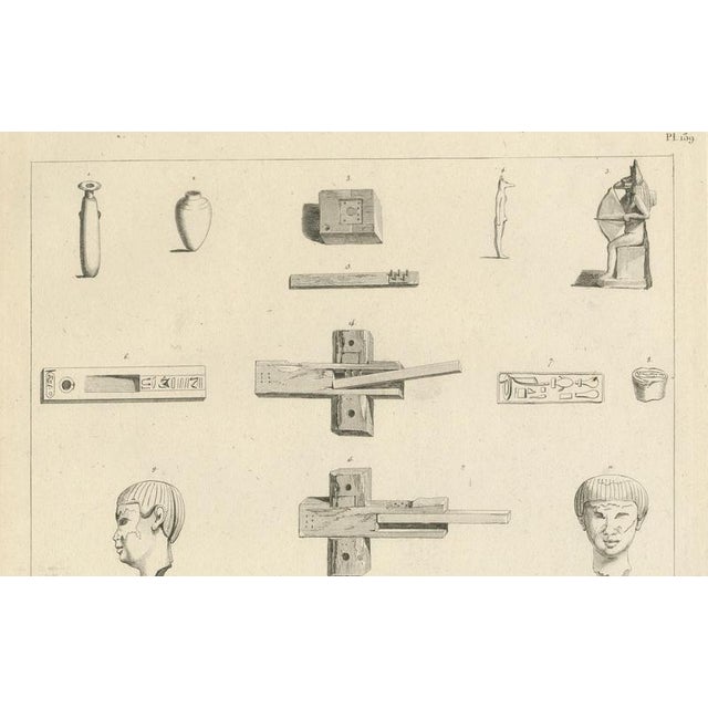 After Dominique Vivant Denon, Napoleons Egypt: Ancient Artefacts and Sculptural Fragments, 1802, Engravings on Paper, Set of 2 For Sale - Image 6 of 10