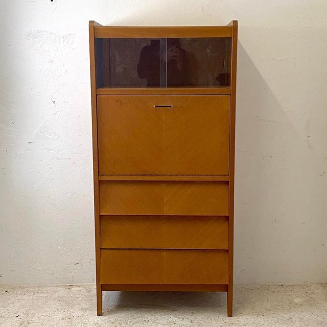 Vintage Secretaire in Wood, 1960s For Sale - Image 4 of 12