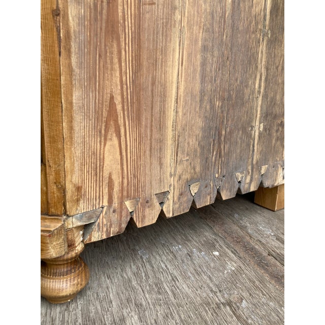Pine Corner Cupboard With Two Doors and One Drawer For Sale - Image 14 of 14
