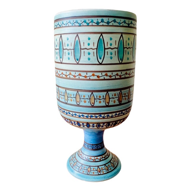 Mid-Century Ceramic Vase by Louis Bacculini, Vallauris, 1960s For Sale