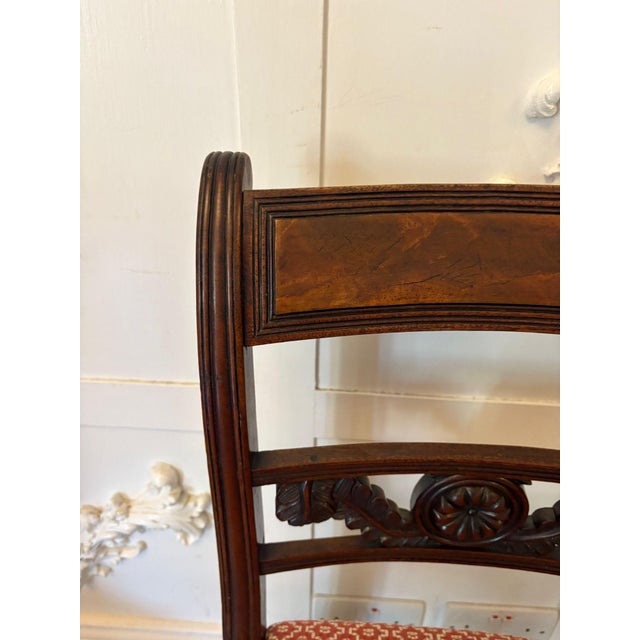 Antique Regency Mahogany Dining Chairs, 1830s, Set of 8 For Sale - Image 17 of 18