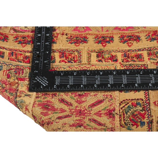 Tan Mid-18th Century Antique Greek Islands Composite Panel, 03'08 X 03'11 For Sale - Image 8 of 13