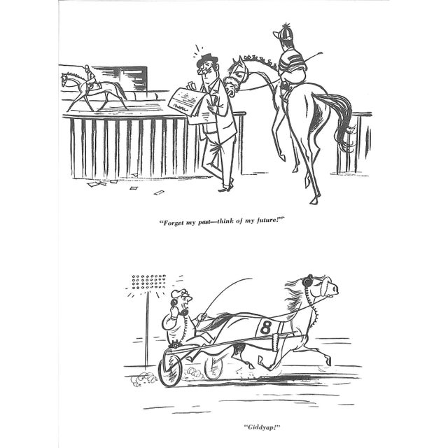 Paper "Peb's Equine Comedy" 1957 Peb (Inscribed) For Sale - Image 7 of 13