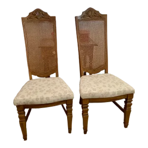 1970s Vintage Stanley Mid-Century Modern Dining Room Chairs - Set of 2