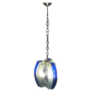 Three Lights Hanging Lamp from Fontana Art, 1970 For Sale