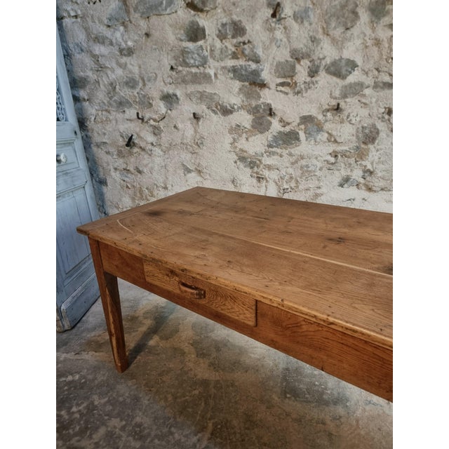 Antique French Oak Farm Dining Table, Auvergne, 1750s-1800s For Sale - Image 13 of 18
