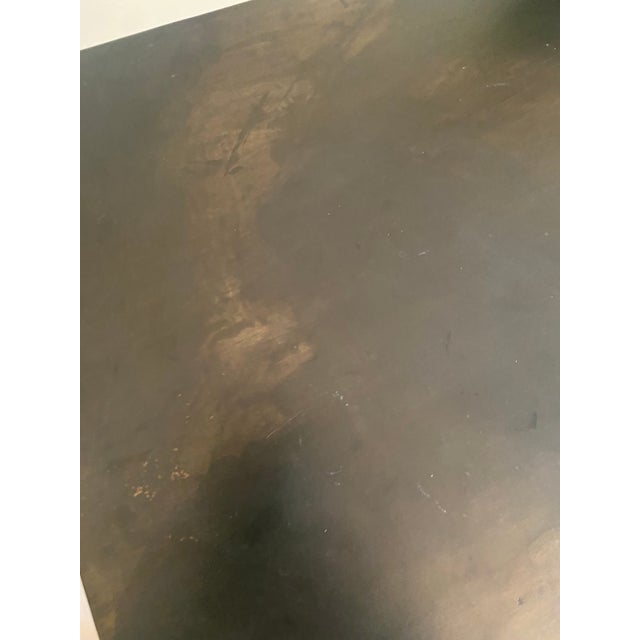 1970s 1970s Giacometti Style Metal Patina Console Table For Sale - Image 5 of 5