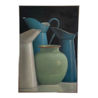 Elise Manville 1970’s Photorealism Painting For Sale