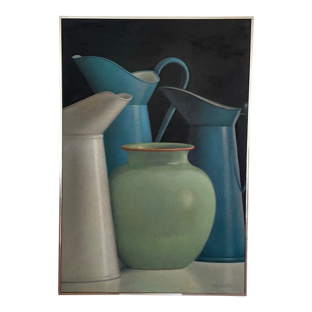 Elise Manville 1970’s Photorealism Painting For Sale