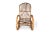 Wood Vintage Bamboo Rocking Chair For Sale - Image 7 of 7