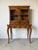 Vintage Weiman French Provincial Louis XV-Style Secretary Desk With Bookcase Hutch For Sale - Image 4 of 13
