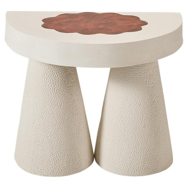 Half Moon Bedside Table in Jesmonite by Perler For Sale - Image 13 of 13