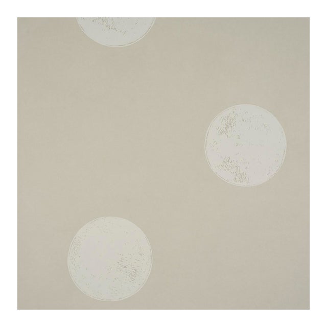 SAMPLE - Schumacher x Backdrop Monte Carlo Wallpaper In Light Beige For Sale